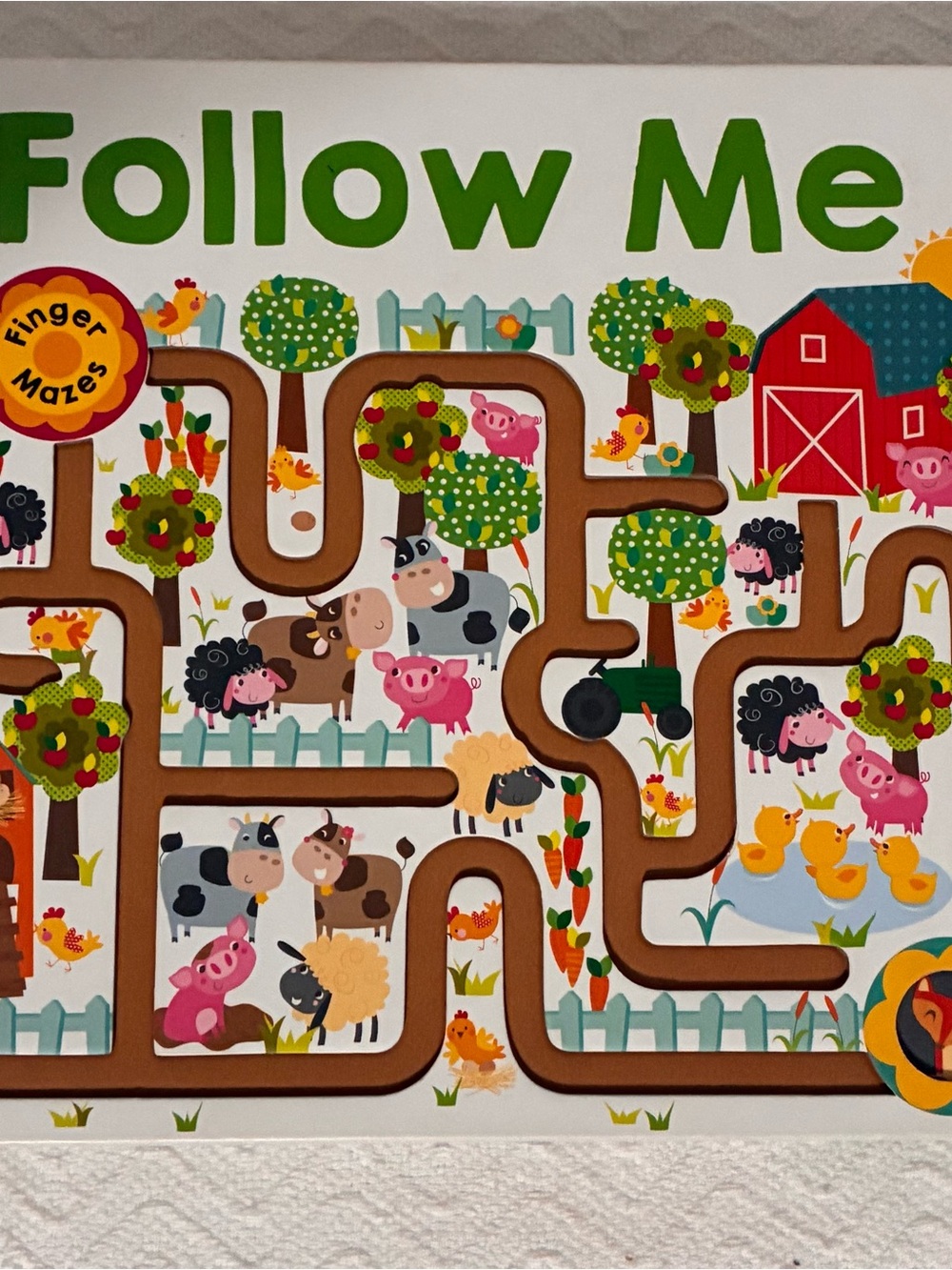 Follow Me Finger Tracing Maze Board Board